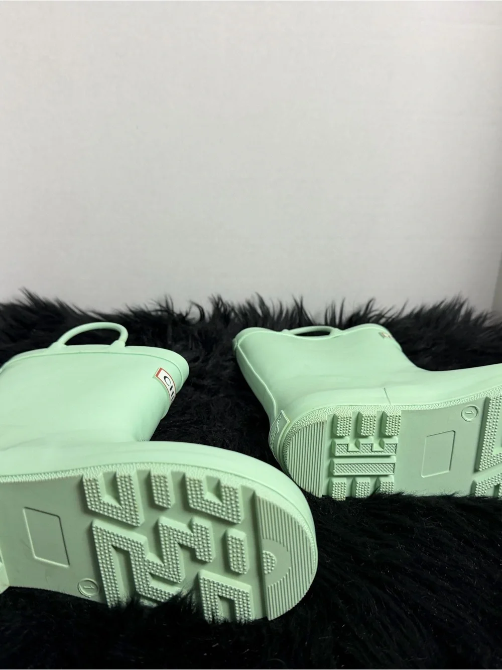 NWOT Kids Land Chief Mint Green Rain Boots size 1